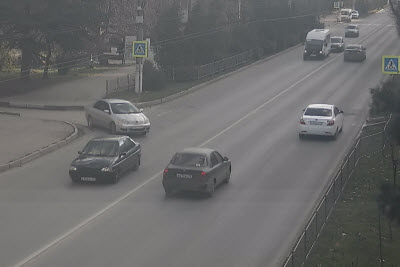 фото с веб-камеры у улица Вакуленчука в Севастополе