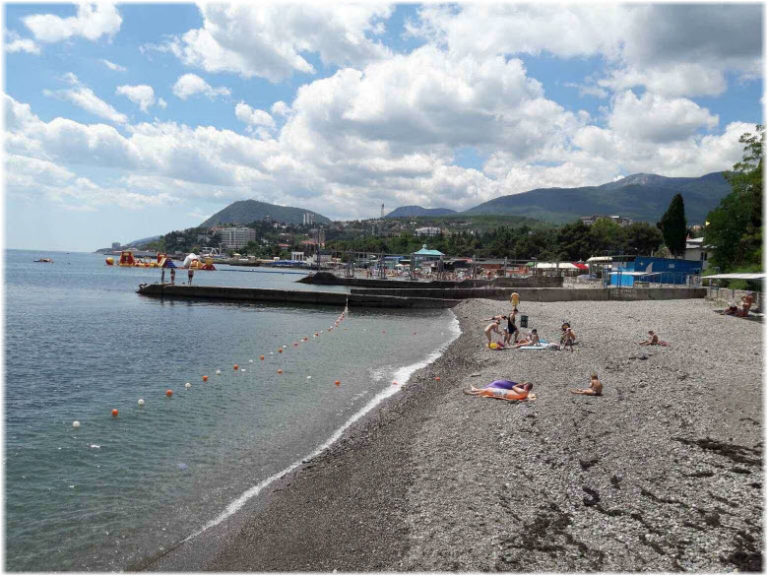 пляжи Алушты