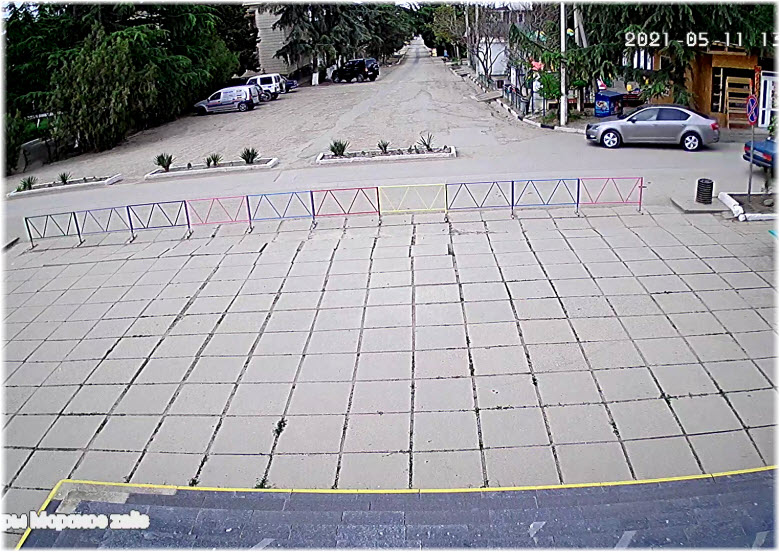 Центральная площадь в Морском